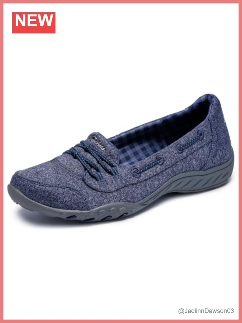 Slip-On Knit Fashion Sneakers with Memory Foam